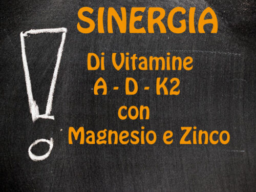 Vitamine liposolubili A, D e K2 in sinergia con Zinco e Magnesio