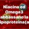 Niacina ed Omega3 per 12 settimane ha abbassato la Lipoproteina(a)